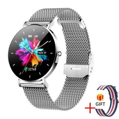 T8 Women's Thin Smart Call Watch Heart Rate And Blood Pressure Monitoring